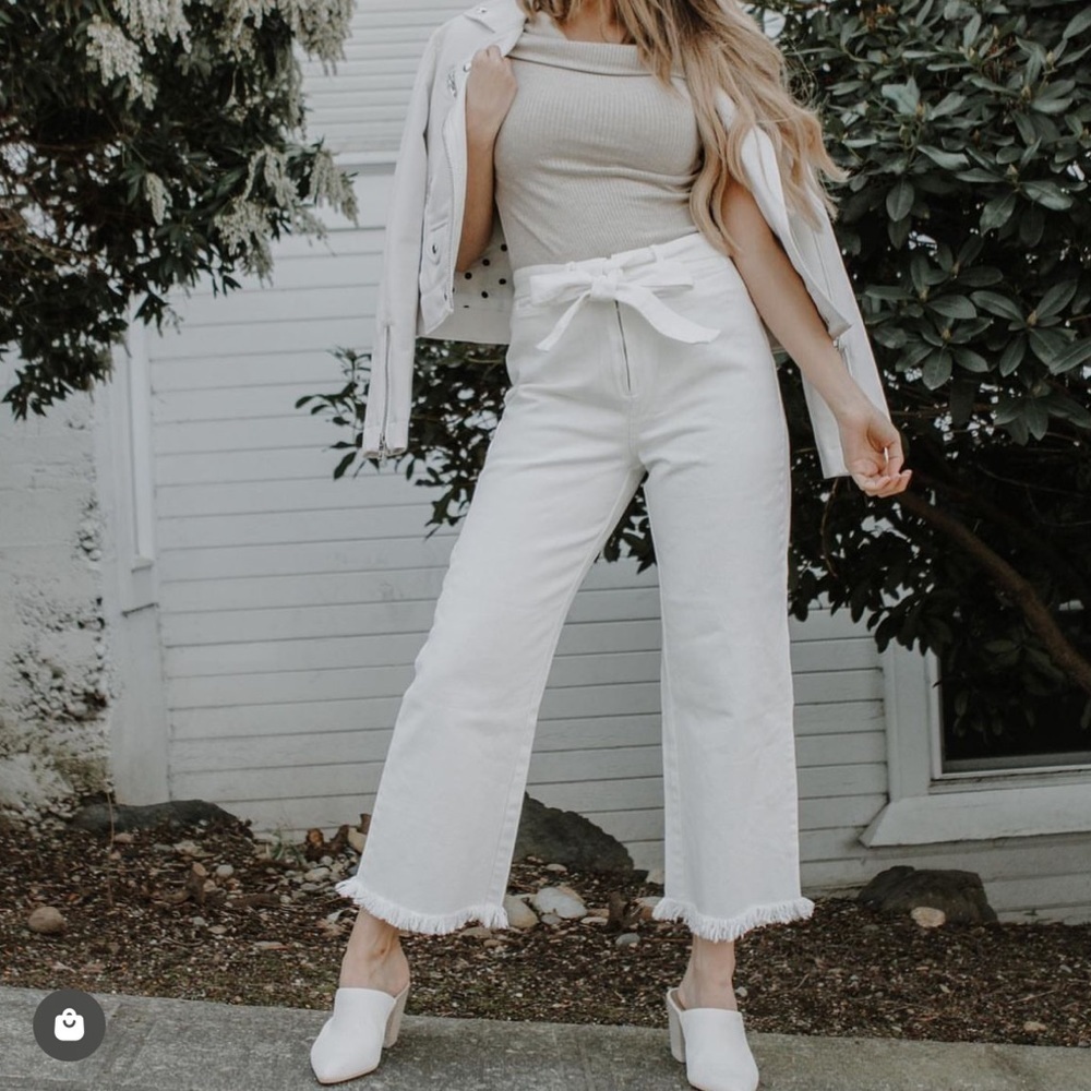 Dance & Marvel Crop Flare Jeans